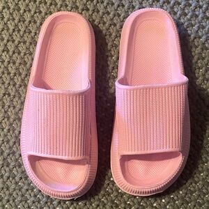 Pink Slide Sandals